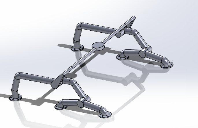 Final suspension assembly render